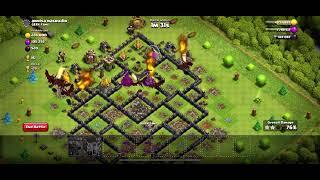 TH10 vs TH9 | Dominating with Dragons & Lightning!  | Clash of Clans Attack