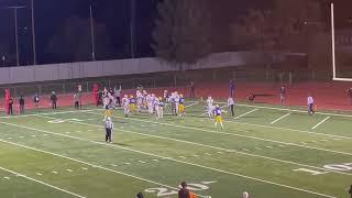 Missoula Big Sky's Brady Williams scores on a 4-yard run against Billings Senior