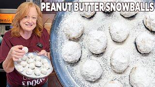 PEANUT BUTTER CHOCOLATE CHIP SNOWBALLS A Christmas Treat