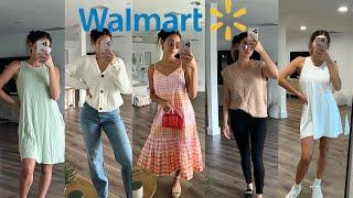 WALMART FALL FASHION 2022 | summer to fall transition, staple pieces, & activewear!!