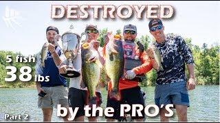 Major League Fishing VS Seek One (part 2): Pro's catch 38lbs!! We only catch....