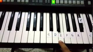 Jehovah Is Your Name (Song 2)  Beginners Tutorial for piano (Right Hand)