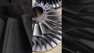 Направляющие аппарата центробежного колеса, титан вт 3 #titan #5axis #cnc #jobshop #manufacturing
