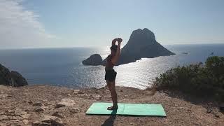 10 min Power Flow, Detox, Fat Burn, Motivation, Es Vedra, Ibiza #THEMERCADOMETHOD #power