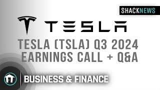 Tesla (TSLA) Q3 2024 Earnings Call & Q+A