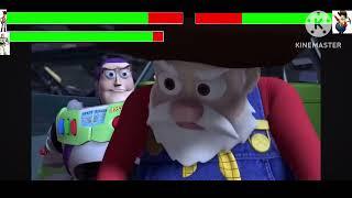 Toy Story 2 (1999) Final Battle With Healthbars