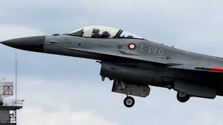 Royal Danish Air Force - Lockheed Martin F-16AM Fighting Falcon Eskadrille 727 - at Farnborough 2024