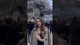 Eve Jobs alla sfilata Louis Vuitton