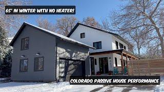 Passive house: 65° in winter with no heater 