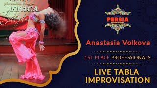 Live tabla improvisation  Anastasia Volkova 1st place Professionals