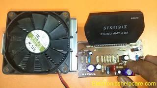 amplifier circuit board using STK4191