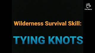 Outdoor Program Sneak Peek: Tying Knots