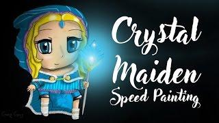 How to draw Crystal Maiden with Photoshop CS6