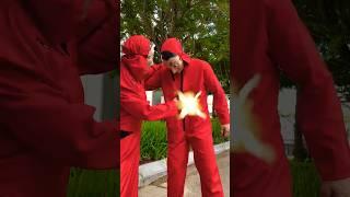 Money Heist vs Police Part14 #moneyheist #parkour #police #escape #shorts #getgo