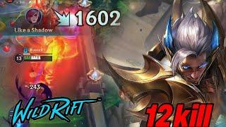 Wild rift "god"Sett Destroy TOP lane - sett vs Akali baron lane season 14