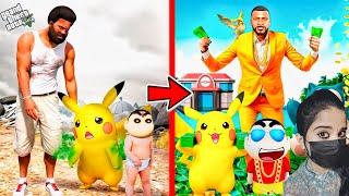 Who Kidnapped Pikachu - GTA 5 | Franklin &Shinchan GTAV (Pokemon)