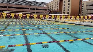 Ryan Held Olivia Smoliga (2 second head start) 50 Freestyle