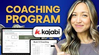 Create a Coaching Program in Kajabi | Step-by-Step Tutorial for 1:1 & Group Coaching