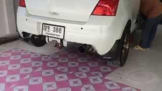 Header and exhaust system for Suzuki Swift by Sakura Header Turbo