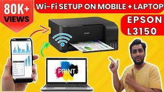 epson l3150 wifi setup |  epson l3150 wifi direct setup laptop | epson l3152 wifi setup mobile