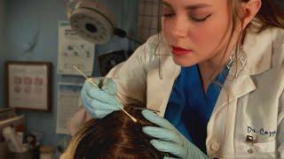 ASMR Dermatologist Detailed Skin & Scalp Exam | Real Person & Patient POV