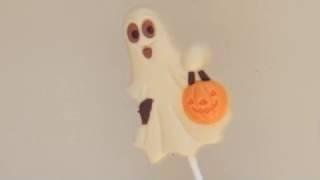 Carnaby Sweet Decorated White Chocolate Ghost Lollipop