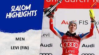 Clement Noel cruises to Slalom win in Levi | FIS Alpine World Cup 24-25