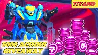 Giveaway 5000 Acoins | Deathwalker and Tetra Rifle 12 Gameplay - Mech Arena