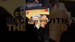 THIS IS THE WORLD OF A TRITON DEALER #poker #shorts #tritonpoker