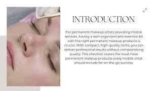 Permanent Makeup Products Checklist for Artists