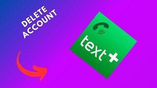 how to delete textplus account