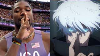 Gojo & Anime References at the Paris Olympics!