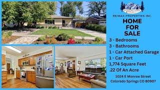 Home for Sale | 1024 E Monroe St | Colorado Springs CO 80907 | Property Tour