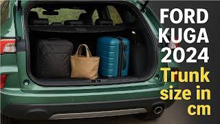Ford Kuga 2024 Trunk Boot size in cm @CarGuruDIY #CarGuruDIY