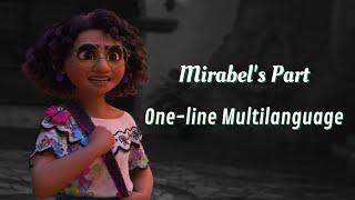 Mirabel's Part - One-line Multilanguage | We Don't Talk About Bruno