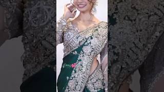 Georgette Fancy saree/sequence hand work saree#slipperyVs sticky stairs#dreping