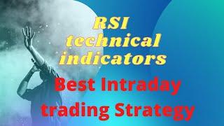 Intraday Trading- RSI Technical Indicator tool Explained-Live #intradaytrading #technicalindicator