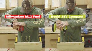 Ryobi One+ HP 18v COMPACT Impact VS Milwaukee M12 Fuel Impact