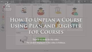 Unplan a Course Using Plan and Register