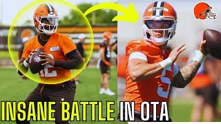 SHEDEUR SANDERS VS DILLON GABRIEL DAY 2 OTAs WAS INSANE... | Browns Day 2 OTAs Highlights |