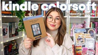 unboxing the KINDLE COLORSOFT  setup, accessories, demo & first impressions!