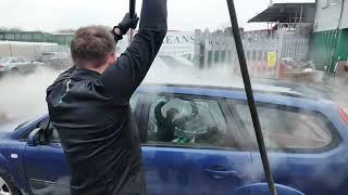 FILTHY FORD FOCUS gets a STEAM CLEANING TRANSFORMATION CLEAN