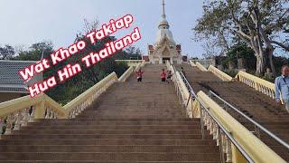 วัดเขาตะเกียบ หัวหิน Wat Khao Takiap Hua Hin Thailand  #thailand