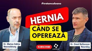 Când operăm hernia? Marius Dabija, medic primar neurochirurg și @DrOrestBolbocean