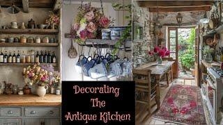 NewCOUNTRY ANTIQUE KITCHEN ECLECTIC STYLE: Mix-Up Vintage & Antique Finishes Kitchen decor ideas