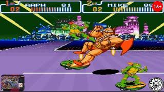 Level 8 Teenage Mutant Ninja Turtles IV Turtles in Time JAP 1992 (Nintendo SNES)
