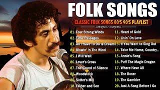 American Folk Songs  Classic Folk Songs 80's 90's Playlist  Jim Croce, John Denver, Neil Young