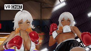 Giving a nice hitting fight VRchat POV BOXING