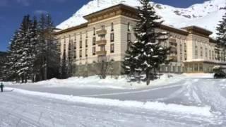 Lake Sils, the Maloja Palace and the cross country ski slope connecting Maloja to St Moritz 3