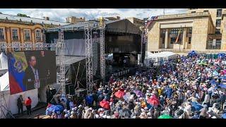 En las principales ciudades del país se congregaron para manifestar el apoyo al presidente Petro